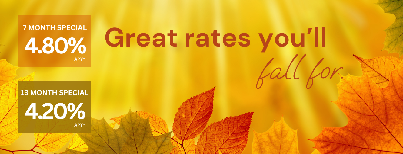 Fall Certificate of Deposit Special